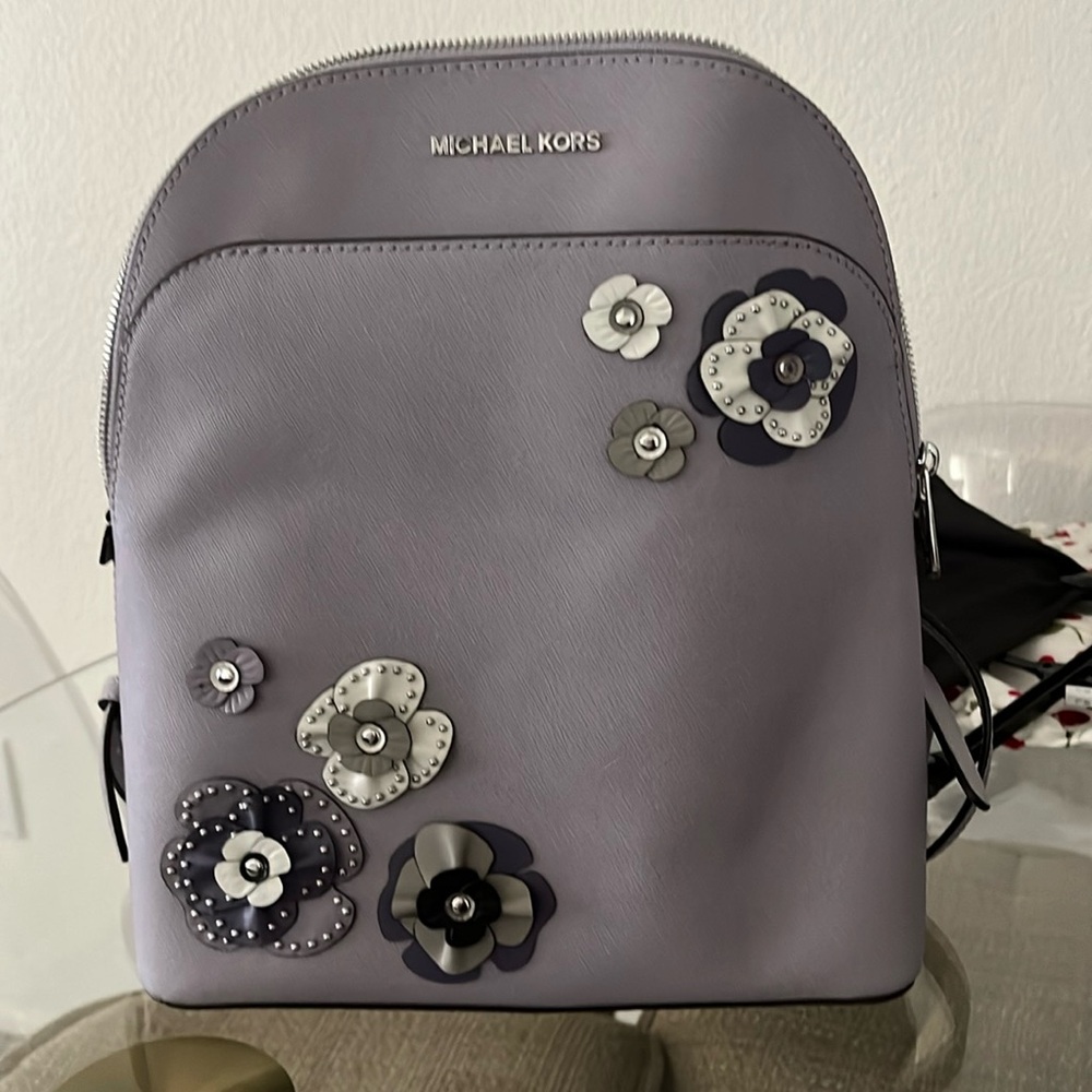 MICHAEL Michael Kors LG Emmy Backpack Lilac - Picture 6 of 12